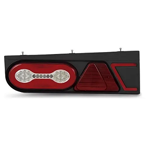 Lanterna Traseira Phantom LED 24V com Suporte PL27003467 Lado Esquerdo