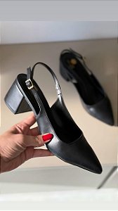 Scarpin salto bloco