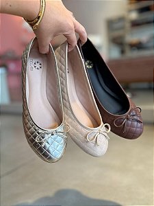 Sapatilha bico redondo
