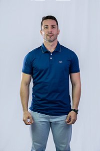 Polo Algodão Azul Marinho