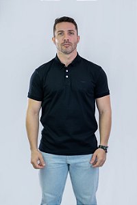 Camisa Polo Suedine Magun – Preta