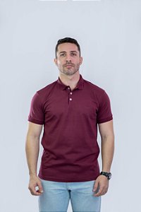 Camisa Polo Suedine Magun – Vinho
