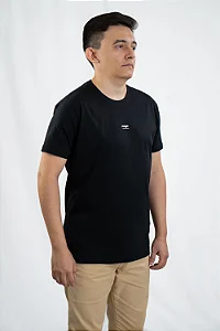CAMISETA ALGODÃO LOGO MAGUN PRETA