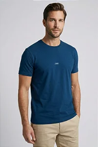 CAMISETA ALGODÃO LOGO MAGUN AZUL MARINHO
