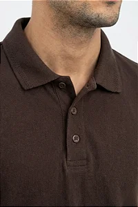 POLO PIQUET MAGUN MARROM