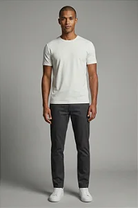 Camiseta Slim Fit Magun Off White