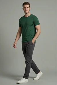 Camiseta Slim Fit Magun Verde