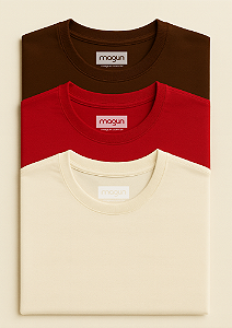 Kit de Camisetas Terra Vermelho Off White