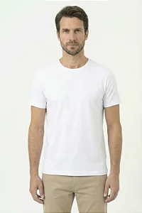 Camiseta Algodão Pima Magun Branca