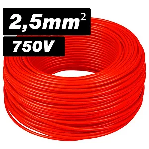Cabo Flexível 2,5mm² 450/750V Metro