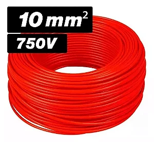 Cabo Flexível 10,00mm² 450/750V Metro