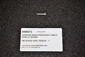 PARAFUSO AUTO ATARRAXANTE CABECA PANELA 2,9X16MM