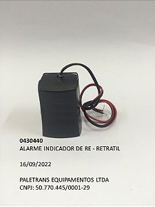 ALARME INDICADOR DE RE - RETRATIL