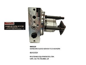 CONJUNTO BLOCO BOMBA TE25 REXROTH