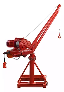 MINI GRUA GUINDASTE 300 KG 20M PARA OBRAS TRIFÁSICO