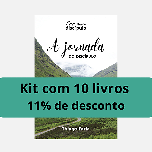 A jornada do discípulo - Kit com 10 livros