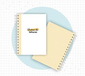 Caderno - Diário de Leituras - Amarelo