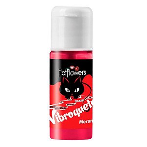VIBROQUETE GEL HIDRATANTE CORPORAL MORANGO 12G - HOT FLOWERS