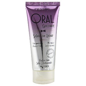 ORAL GOURMET GEL BEIJÁVEL QUE ESQUENTA DE VINHO C/ LEITE CONDENSADO 45G PESSINI