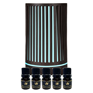 Kit Aromatizador elétrico sem filtro - Modelo D + Essências