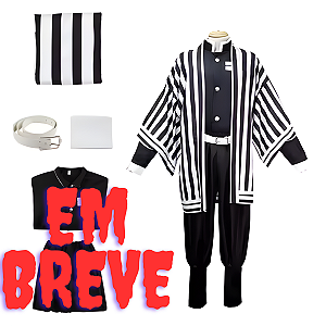 Cosplay Obanai Iguro Demon Slayer ZORNIX | Tamanho M | Hashira da Serpente Premium
