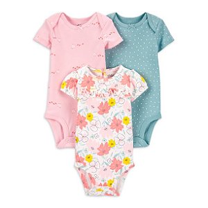 kit Com 3 Bodies Da Carter"s- Floral