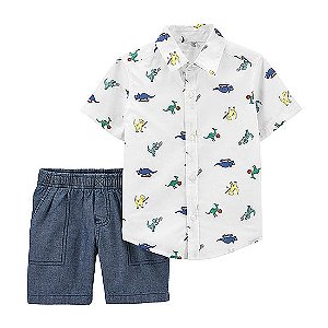 Conjunto Carter's Dinossauro