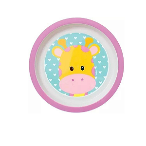 Prato Raso Buba Animal Fun-GIRAFA