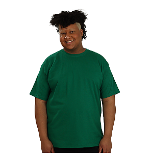 CAMISETA PLUS SIZE VERDE BANDEIRA
