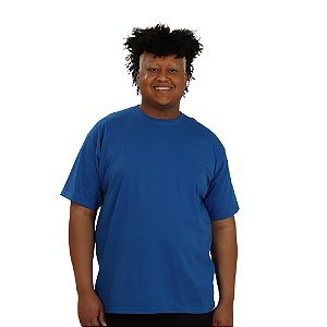 CAMISETA PLUS SIZE AZUL ROYAL