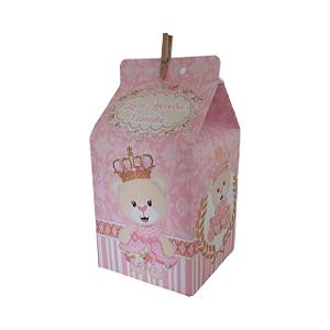 10 Caixa Milk Ursinha Princesa