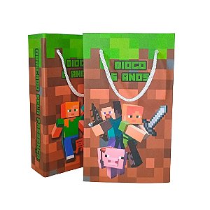 Sacolinhas Personalizadas Minecraft
