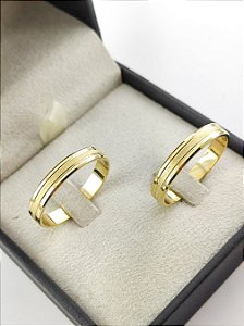 PAR DE ALIANÇAS PARIS 4MM
