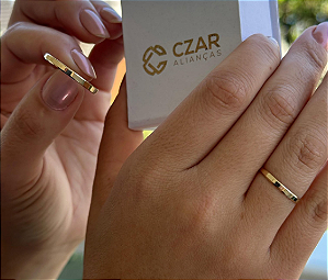 PAR DE ALIANÇAS PORTUGAL 2MM