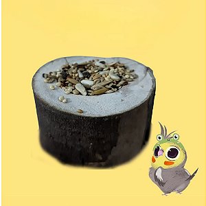Comedouro 100% natural para aves