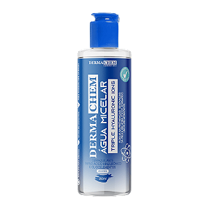 Água micelar triple hyaluronic íons dermachem
