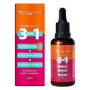 Sérum Facial 3 em 1 Max Love