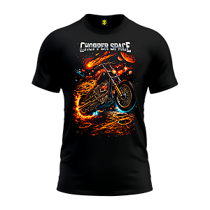Camiseta Moto Chopper Space Motor MC Mamba Motors
