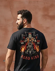 Camiseta Moto Road King Motor MC Mamba Motors