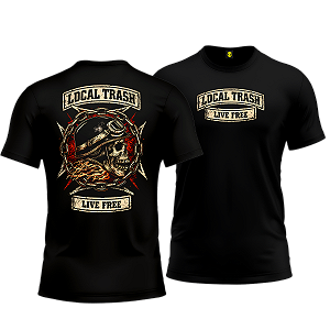 Camiseta Moto Local Trash Motor MC Mamba Motors