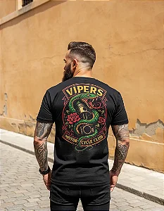 Camiseta Moto Vipers Motor MC Mamba Motors