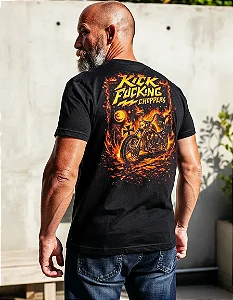 Camiseta Moto Kick Fucking Choppers Motor MC Mamba Motors