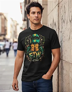 CAMISETA MOTO FOREVER TWO WHEELS MAMBA