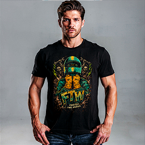 CAMISETA MOTO FOREVER TWO WHEELS MAMBA
