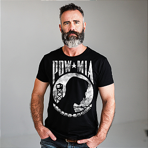 Camiseta Militar POW MIA YOU ARE NOT FORGOTTEN Mamba