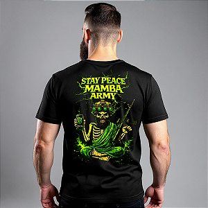 Camiseta Militar Mamba Army Monster RIP Stay Peace