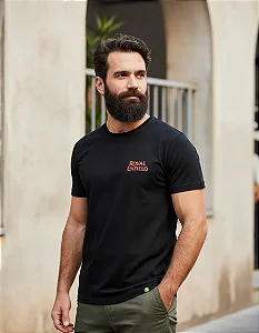 Camiseta royal enfield minimalista mamba army