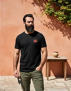 Camiseta royal enfield simples mamba army
