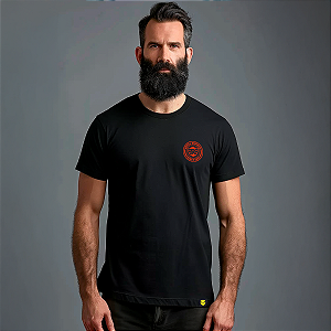 Camiseta royal enfield old classic mamba army