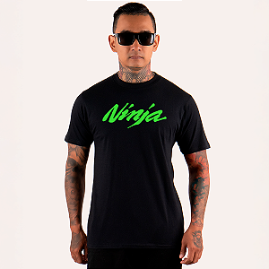 Camiseta kawasaki ninja racing sports simples mamba